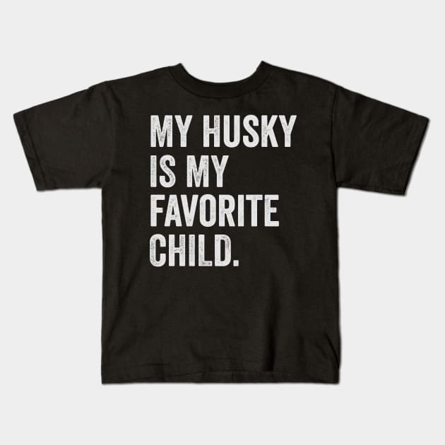 Husky Dog Lover Kids T-Shirt by Pharmacy Tech Gifts